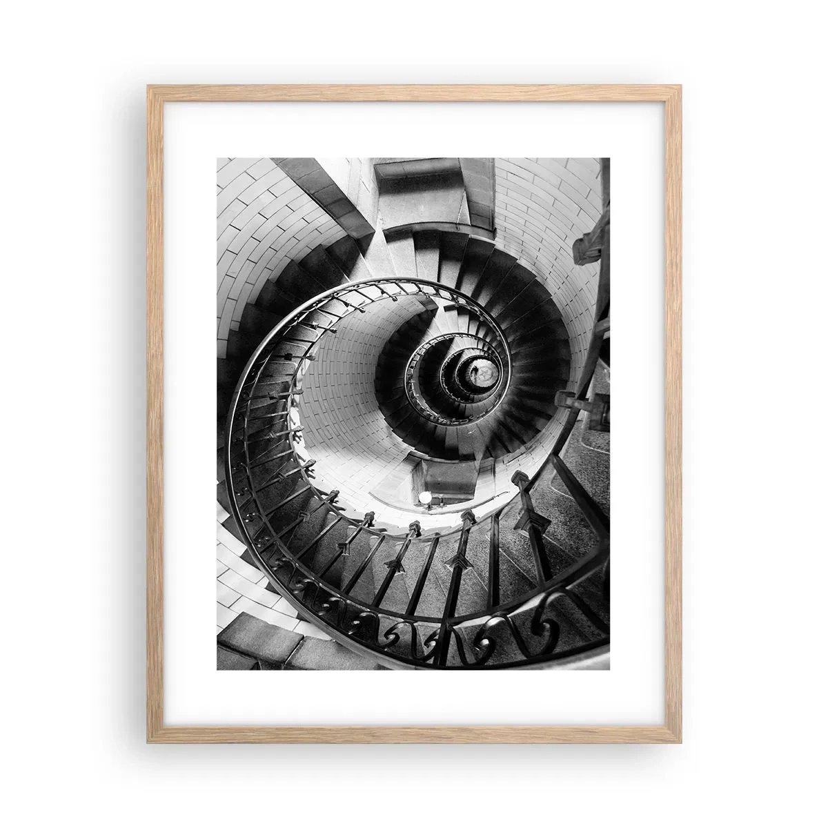 Plakat w ramie jasny dąb - Wyżej i wyżej - 40x50 cm