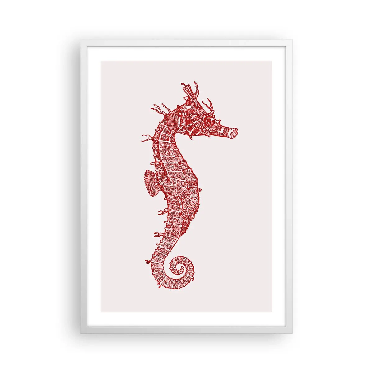 Plakat w białej ramie - Misterne stworzenie - 50x70 cm