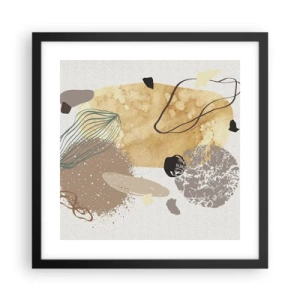 Plakat w czarnej ramie - Plumkologia stosowana - 40x40 cm