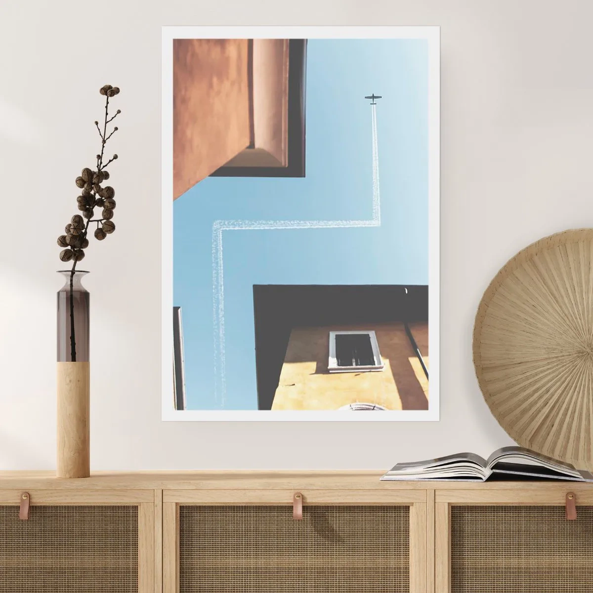 Plakat - Ponad miejskim labiryntem - 40x50 cm