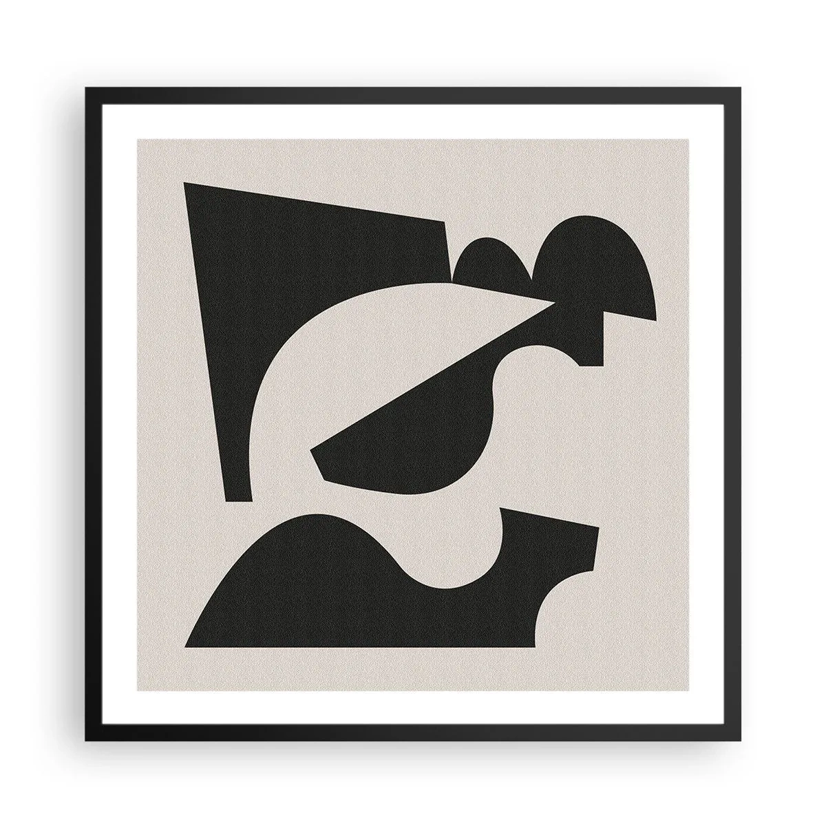 Plakat w czarnej ramie - Do samodzielnego składania - 60x60 cm
