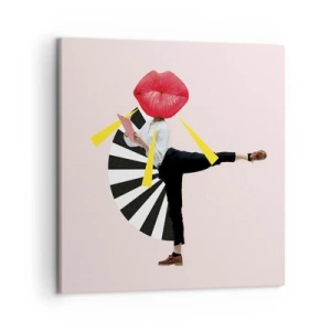 Obraz na płótnie - Surrealistyczny pop-art - 50x50 cm