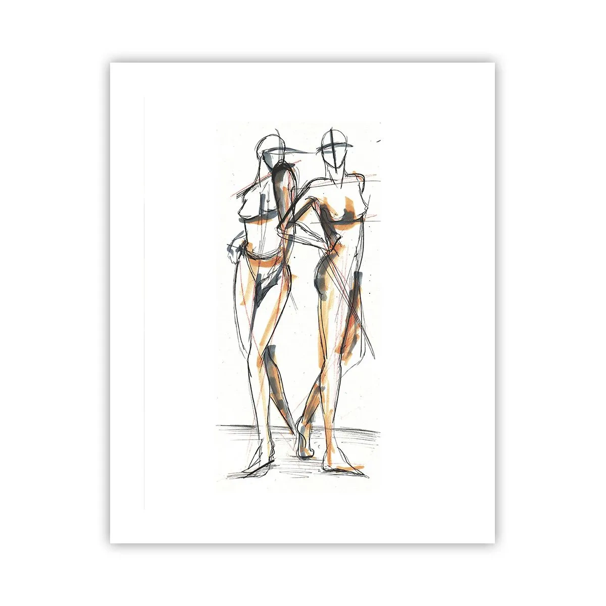 Plakat - Studium wdzięku - 40x50 cm