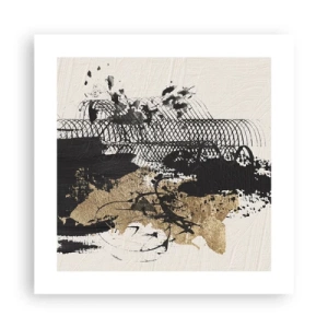 Plakat - Kompozycja z pasją - 40x40 cm