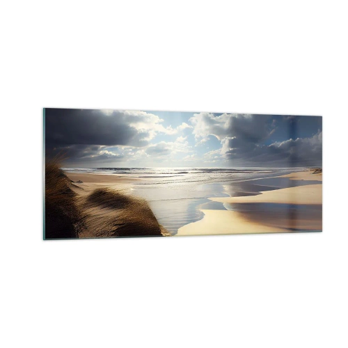 Obraz na szkle - Plaża, dzika plaża - 100x40 cm
