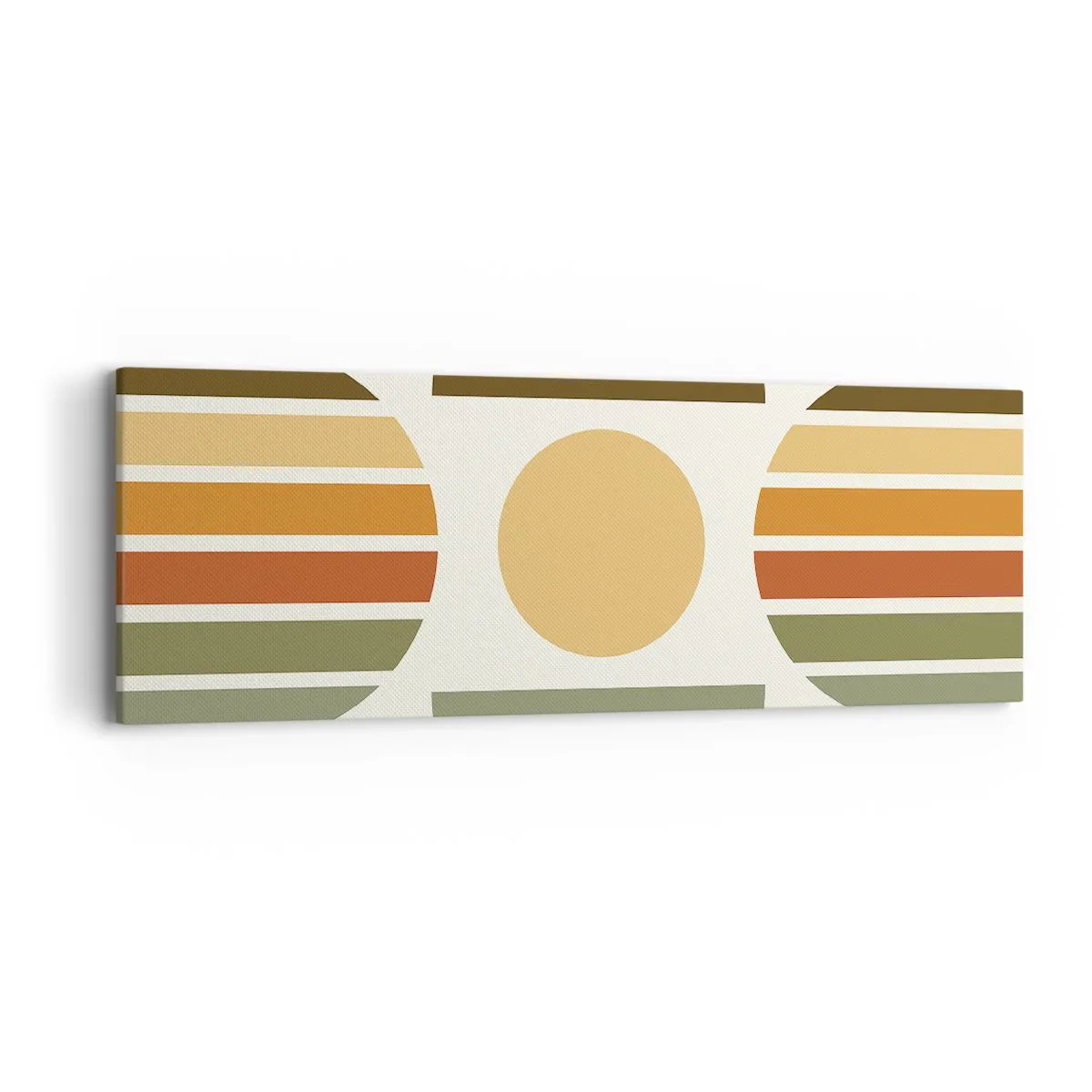 Obraz na płótnie - W kolorach ziemi - 90x30 cm