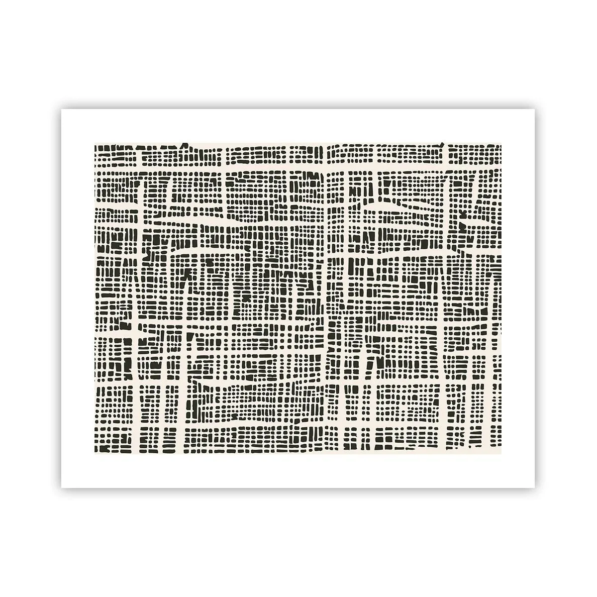 Plakat - Kompozycja utkana - 50x40 cm