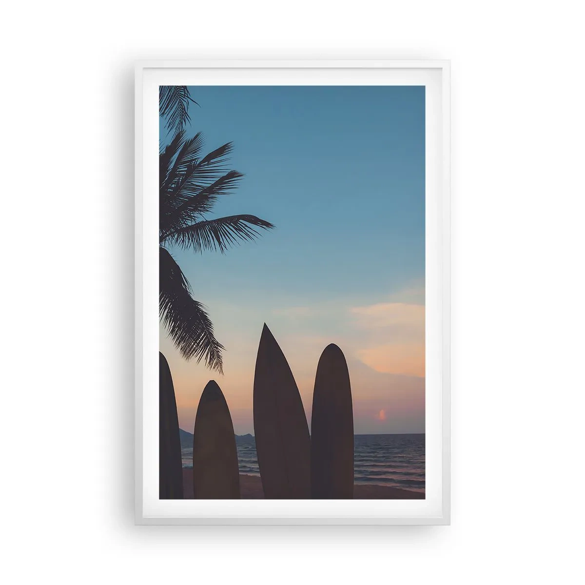 Plakat w białej ramie - Jutro też będzie zabawa - 61x91 cm