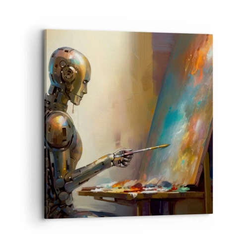Obraz na płótnie - Sztuka przyszłości - 70x70 cm