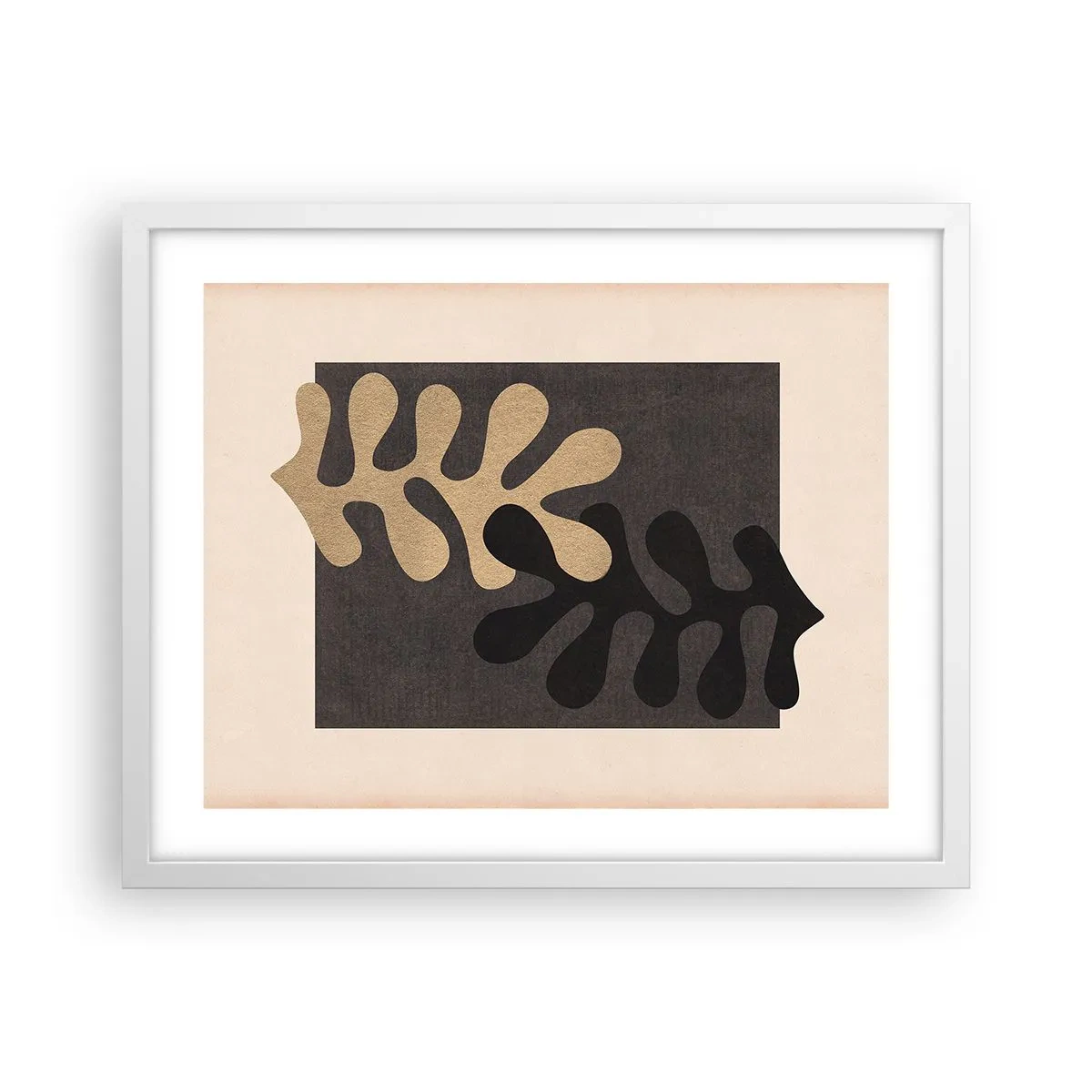 Plakat w białej ramie - Brak i dopełnienie - 50x40 cm