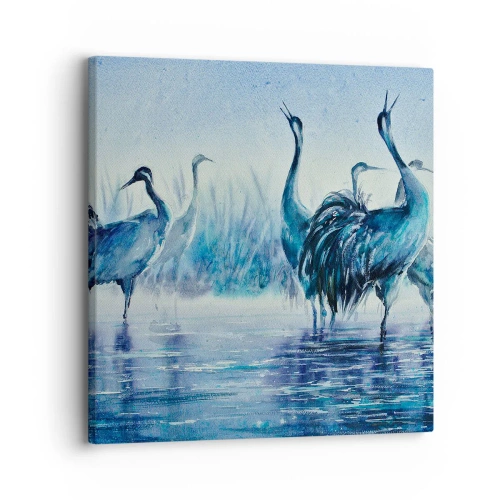 Obraz na płótnie - Poranne spotkanie - 30x30 cm