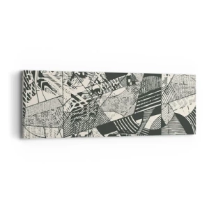 Obraz na płótnie - Dynamika współczesności - 90x30 cm