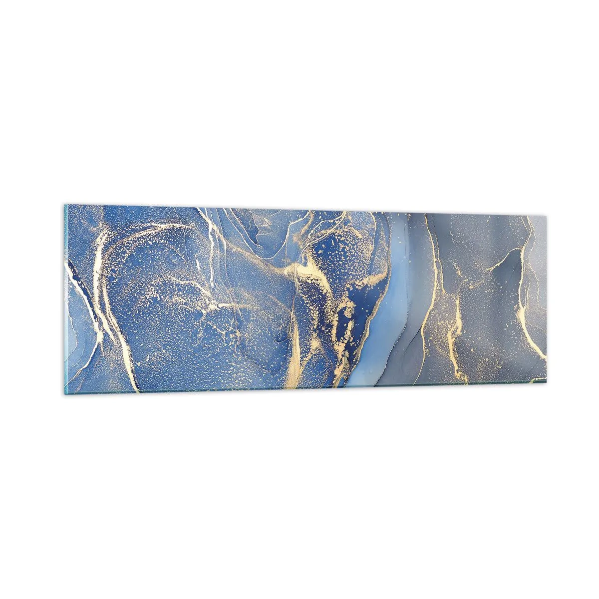 Obraz na szkle - Złoty pył - 90x30 cm