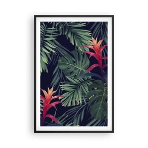Plakat w czarnej ramie - Zapłonąć w zieleni - 61x91 cm