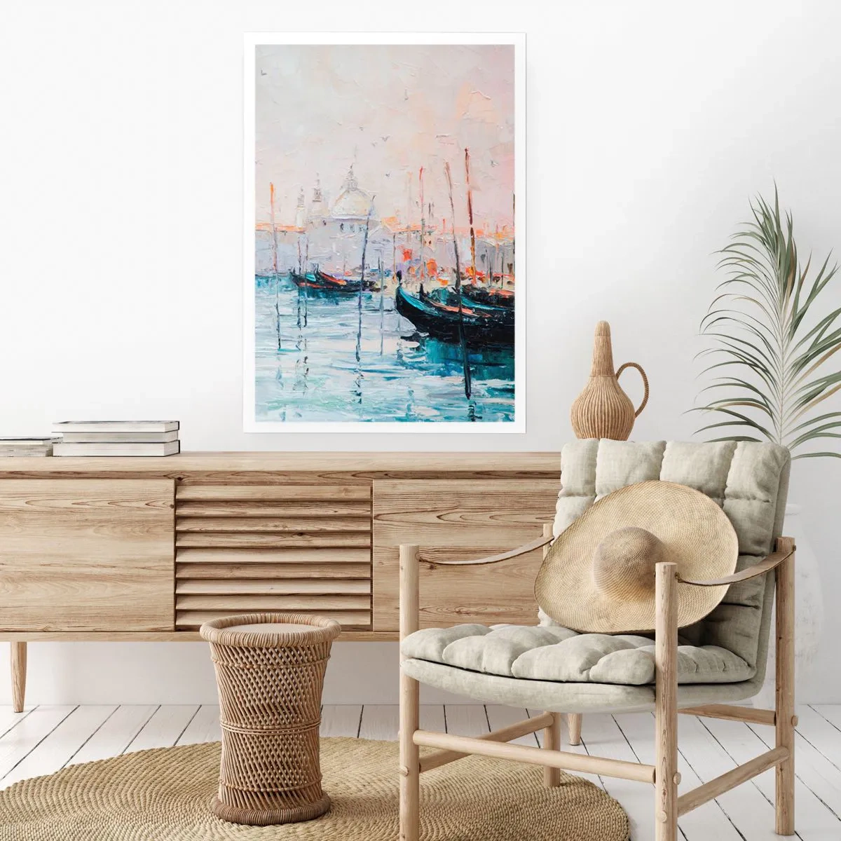 Plakat - Za wodą, za mgłą - 30x40 cm