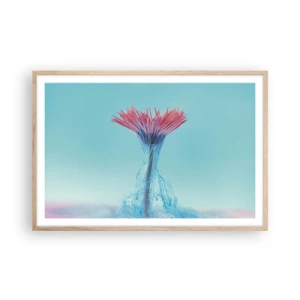 Plakat w ramie jasny dąb - W ożywczym objęciu - 91x61 cm