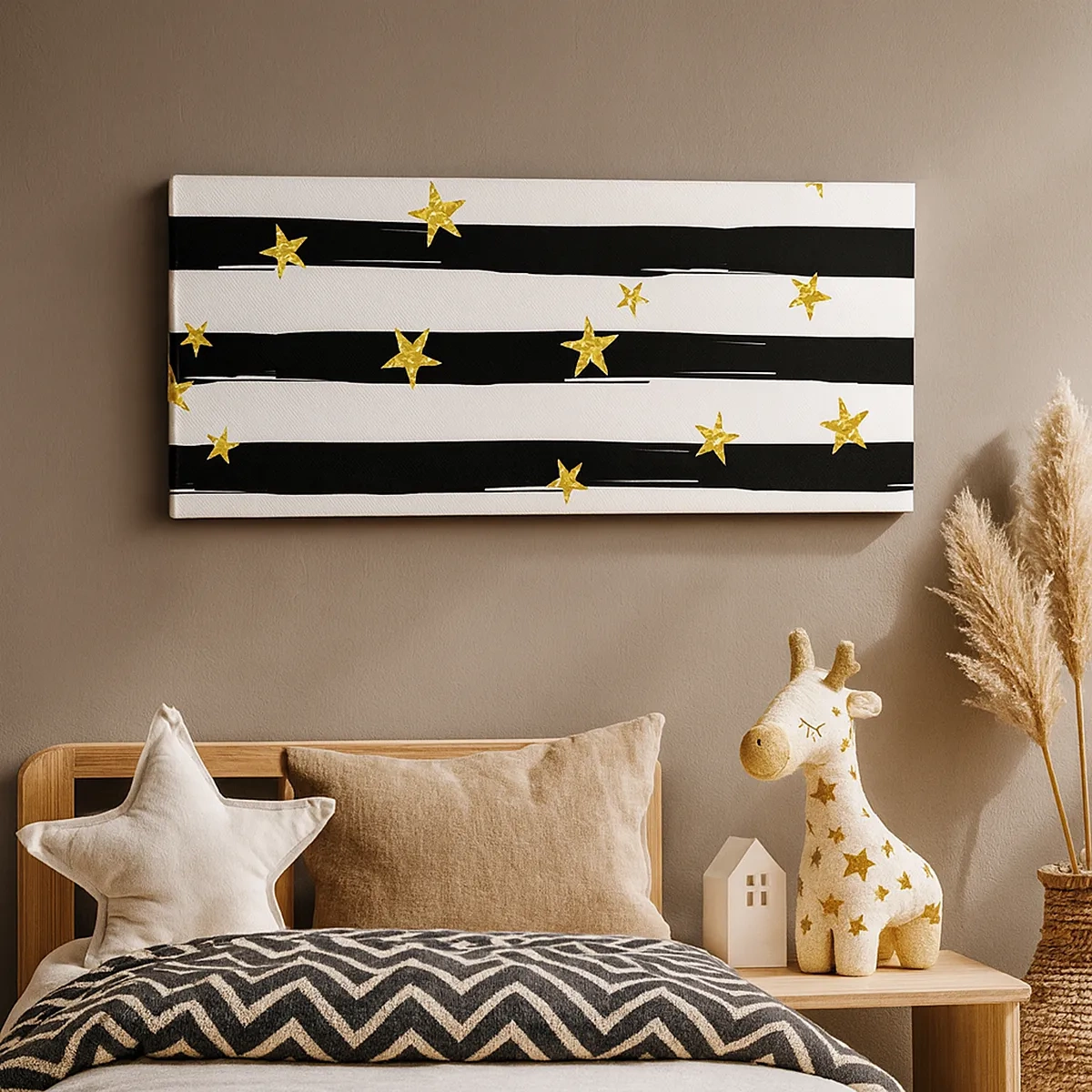 Obraz na płótnie - Wszyscy urodziliśmy się pod szczęśliwą gwiazdą - 30x30 cm