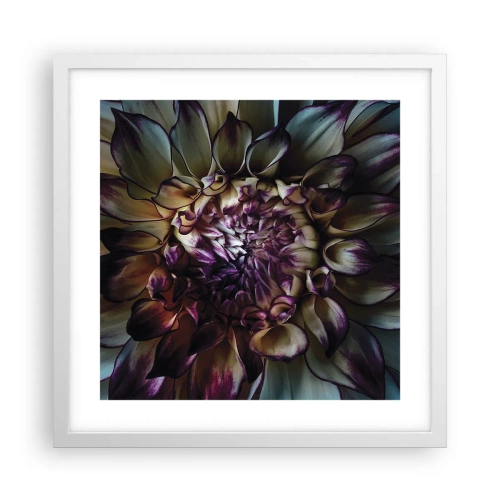 Plakat w białej ramie - Rozkwit młodości - 40x40 cm