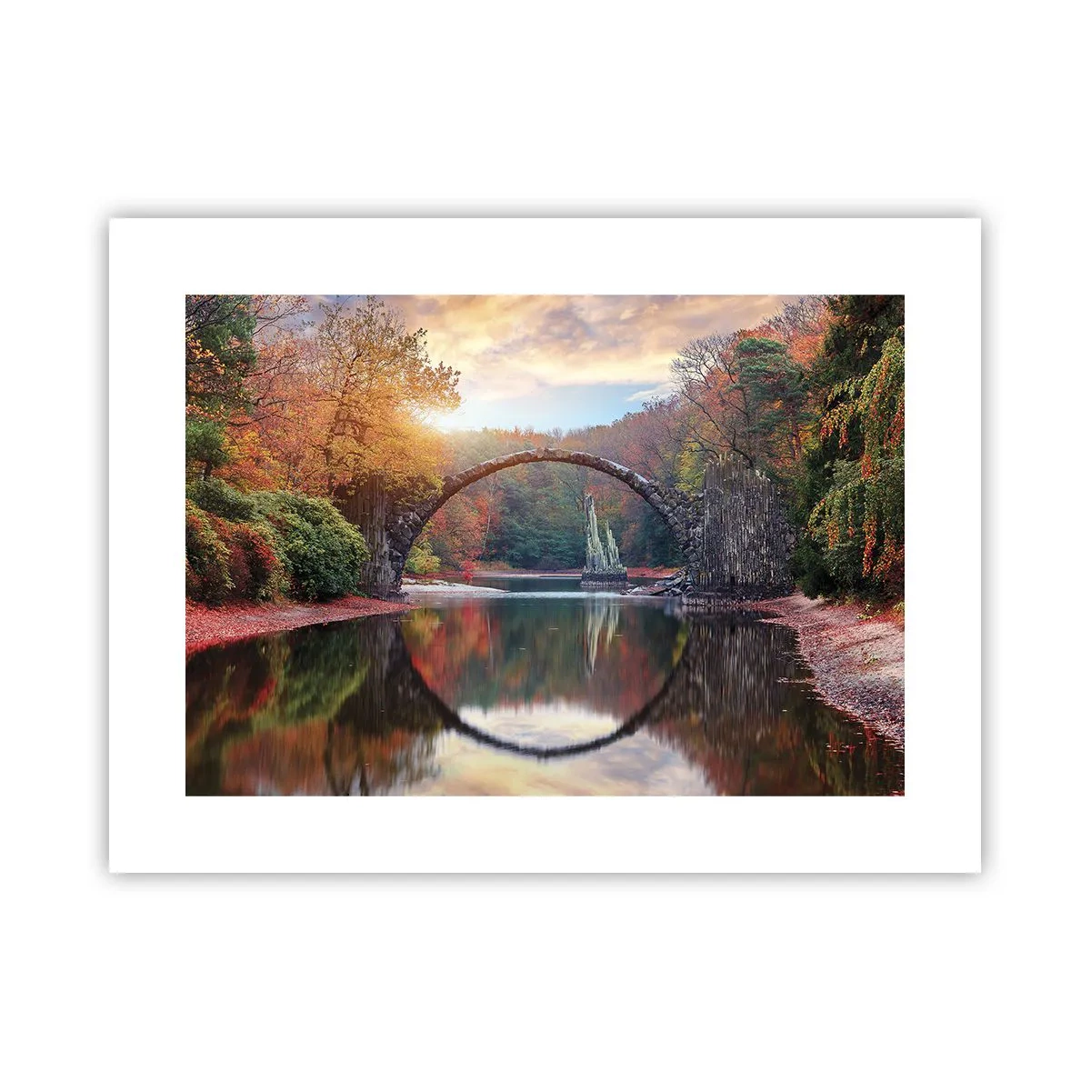 Plakat - Po drugiej stronie lustra - 40x30 cm