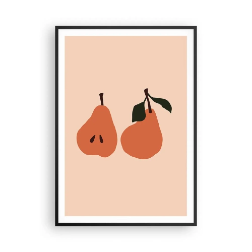 Plakat w czarnej ramie - Sama słodycz - 70x100 cm