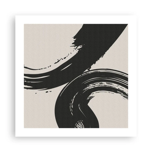 Plakat - Zamaszyście i koliście - 50x50 cm