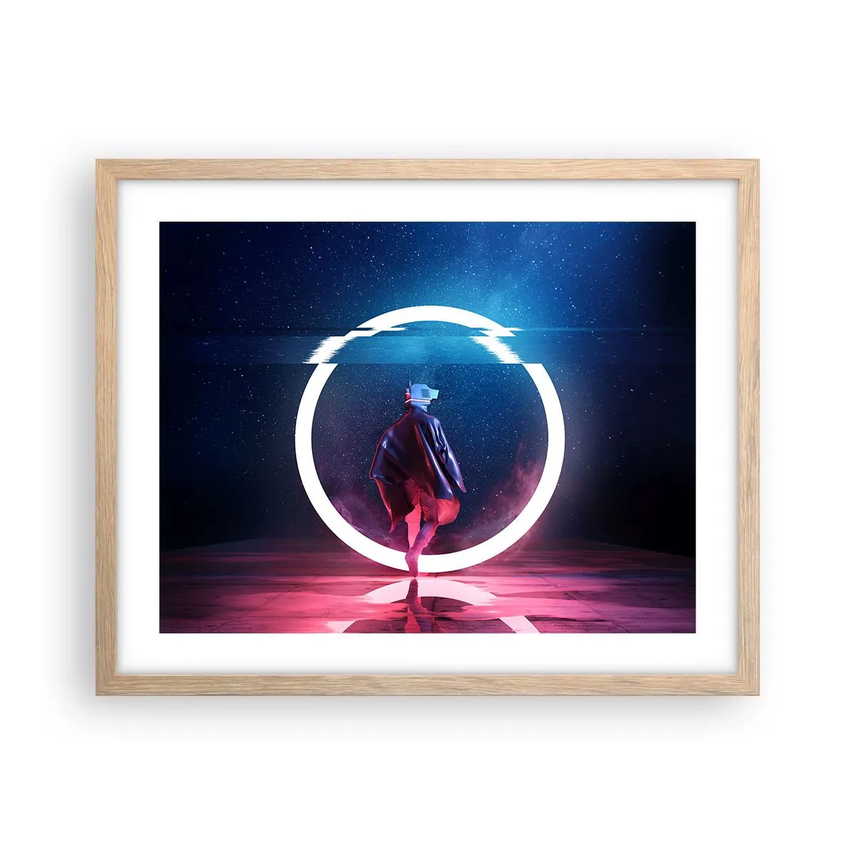 Plakat w ramie jasny dąb - Między światami - 50x40 cm