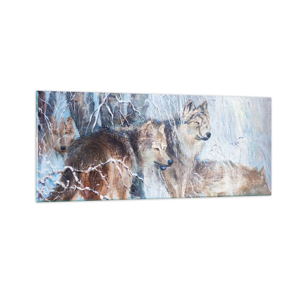 Obraz na szkle - Uwaga! Nadchodzi… - 100x40 cm