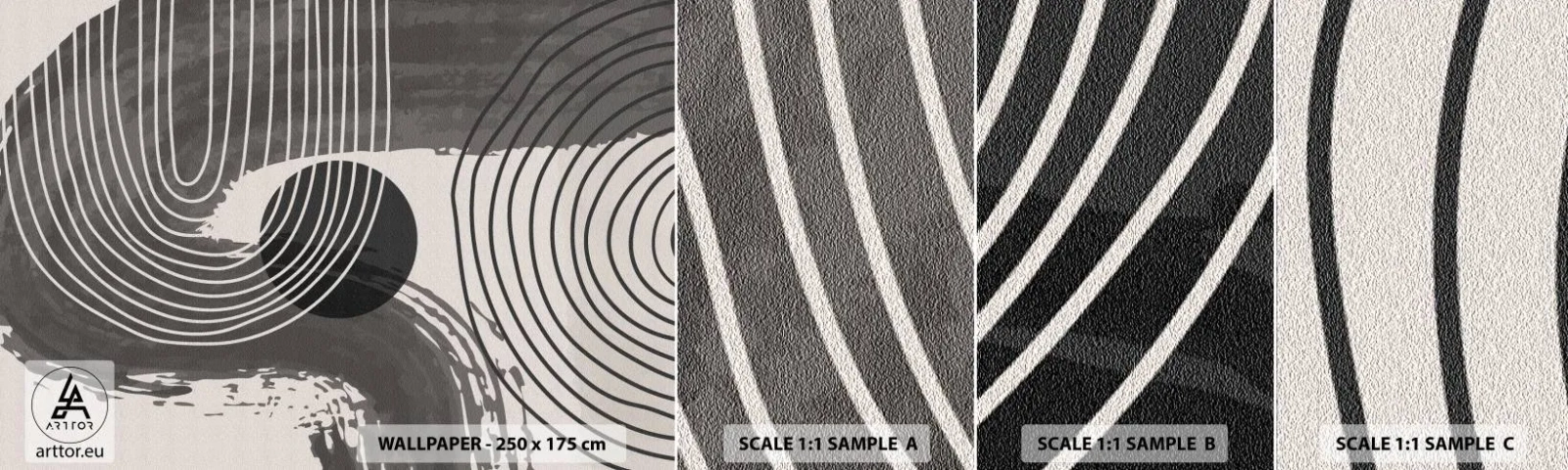 Fototapeta Próbka Standard Eco - Owal zwycięża - Abstrakcja, Minimalizm, Sztuka - 100x30 cm