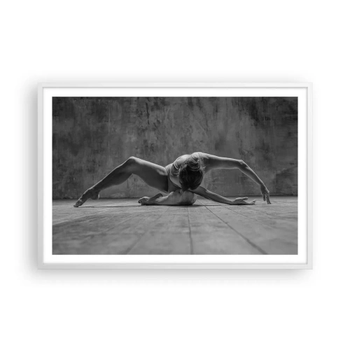 Plakat w białej ramie - Symetria odnaleziona - 91x61 cm