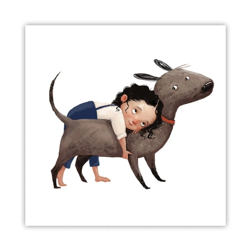 Plakat - Najlepsi przyjaciele - 60x60 cm