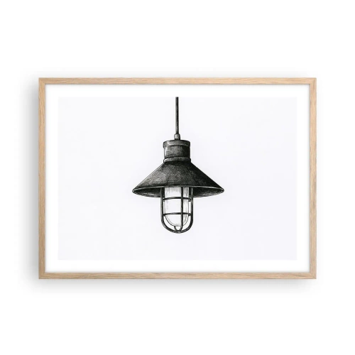 Plakat w ramie jasny dąb - Jak przed laty… - 70x50 cm