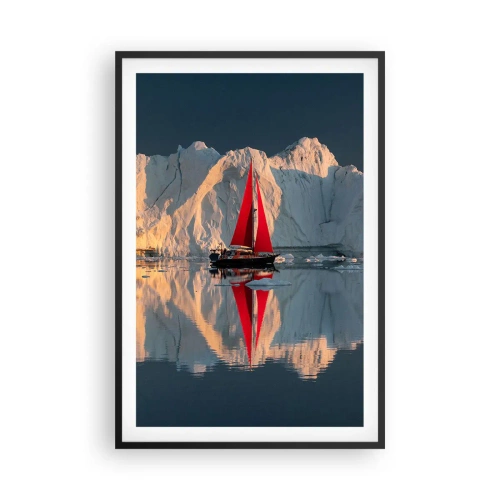 Plakat w czarnej ramie - Na krańcu świata - 61x91 cm