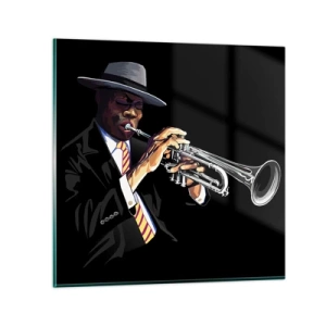 Obraz na szkle - Czar starej szkoły - 50x50 cm