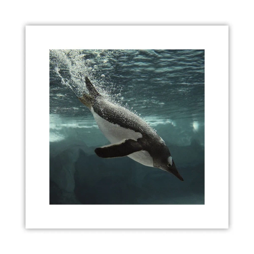 Plakat - Witaj w moim świecie - 30x30 cm