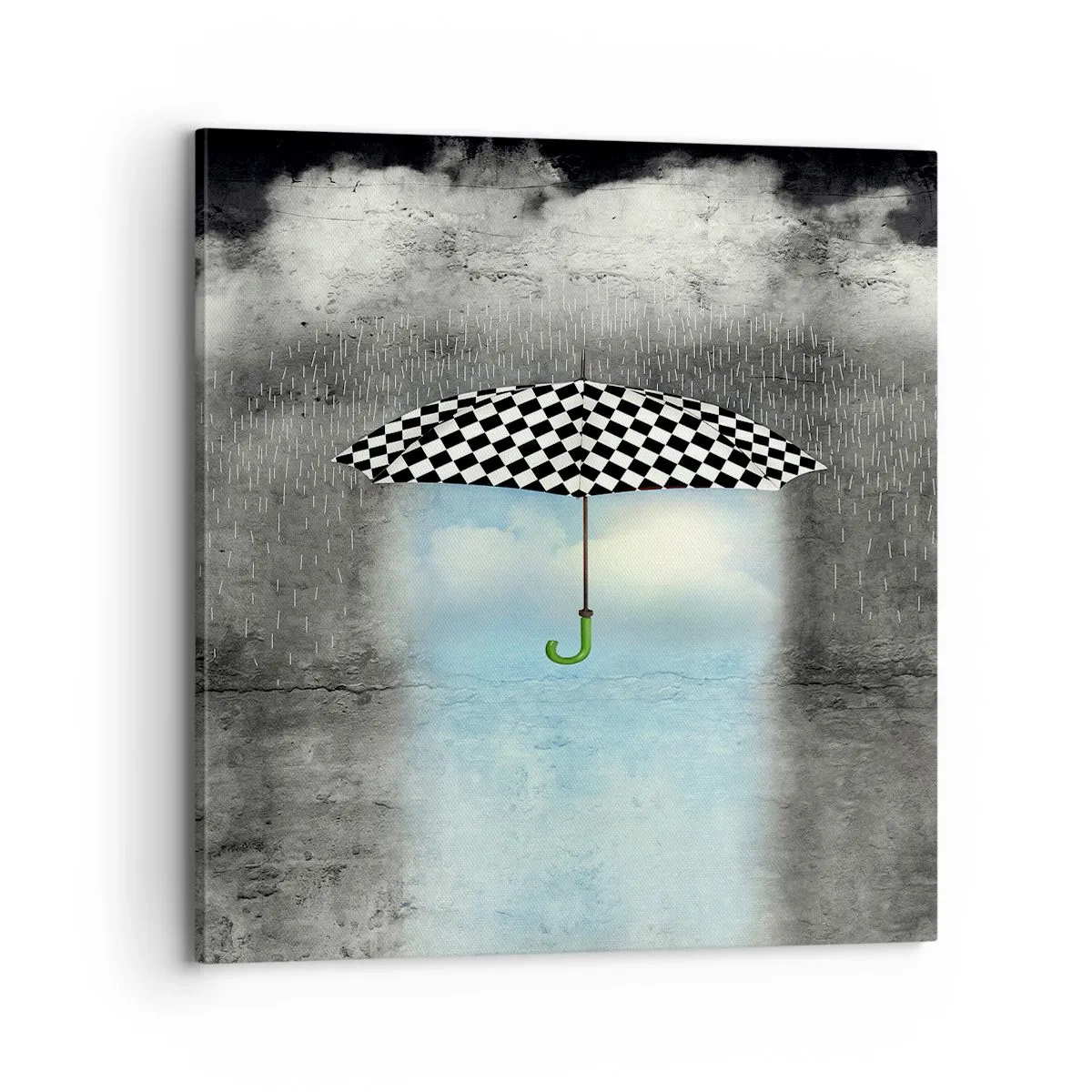 Obraz na płótnie - A jednak możliwe - 70x70 cm