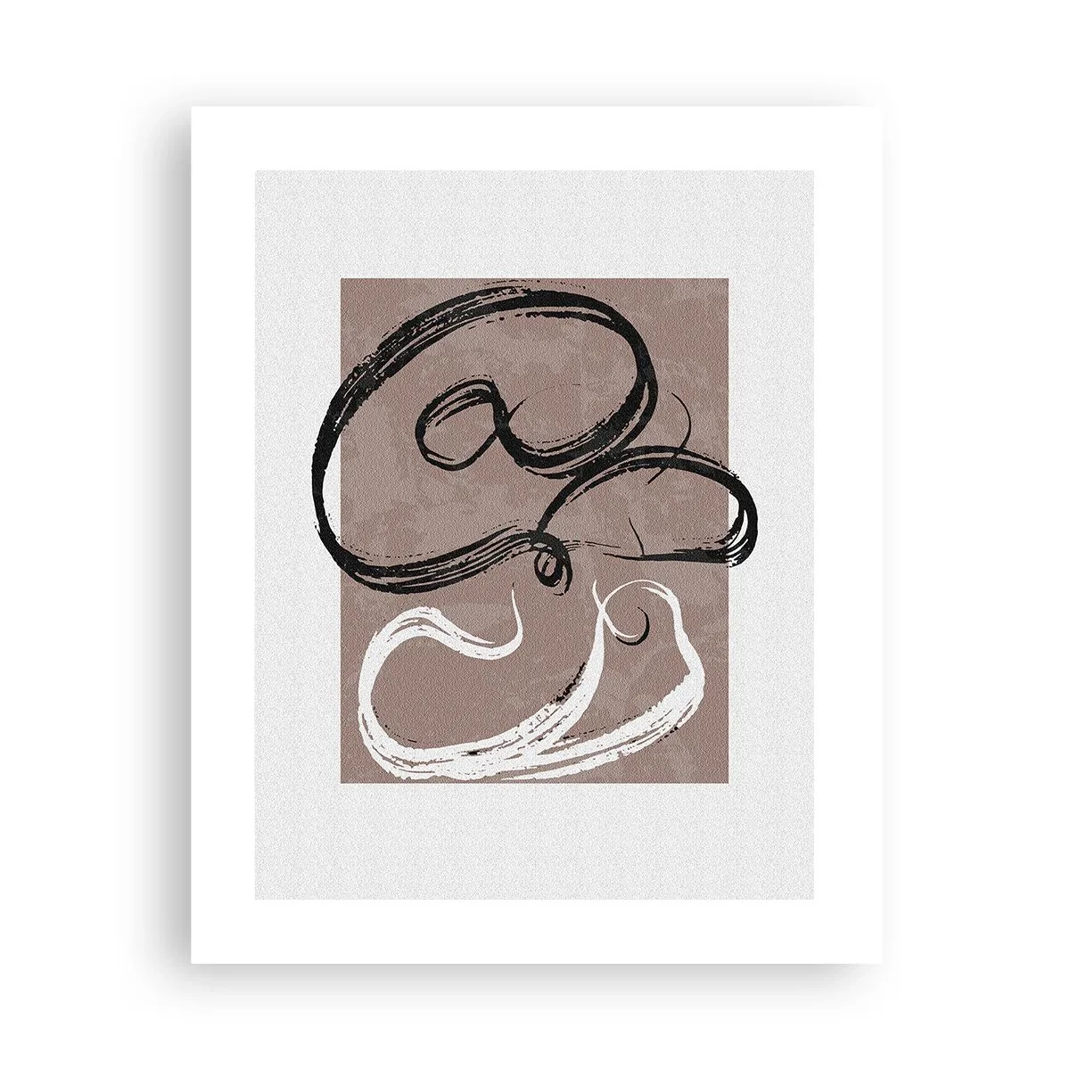 Plakat - Kompozycja – poszukiwanie pełni - 40x50 cm