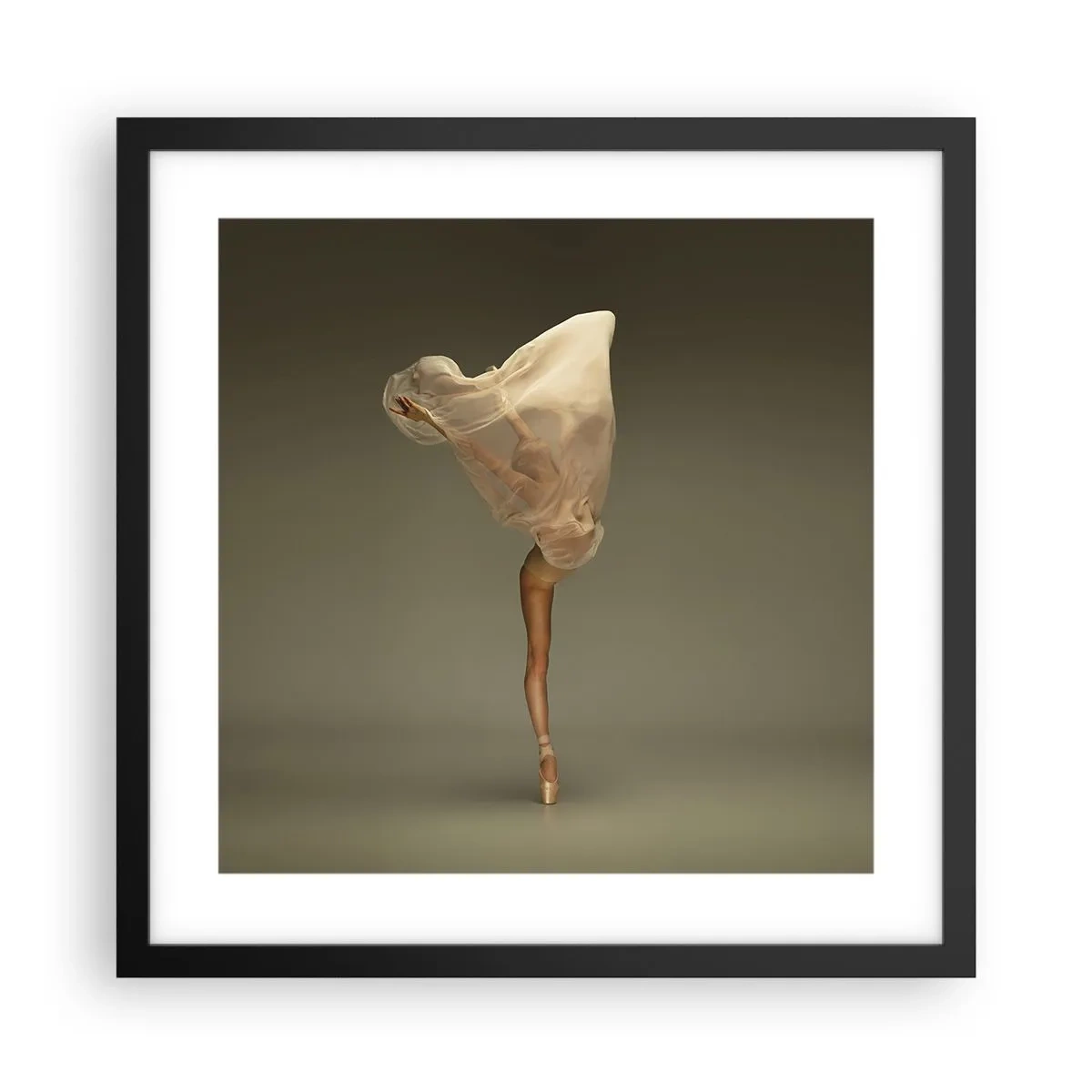 Plakat w czarnej ramie - Zaraz wzleci - 40x40 cm