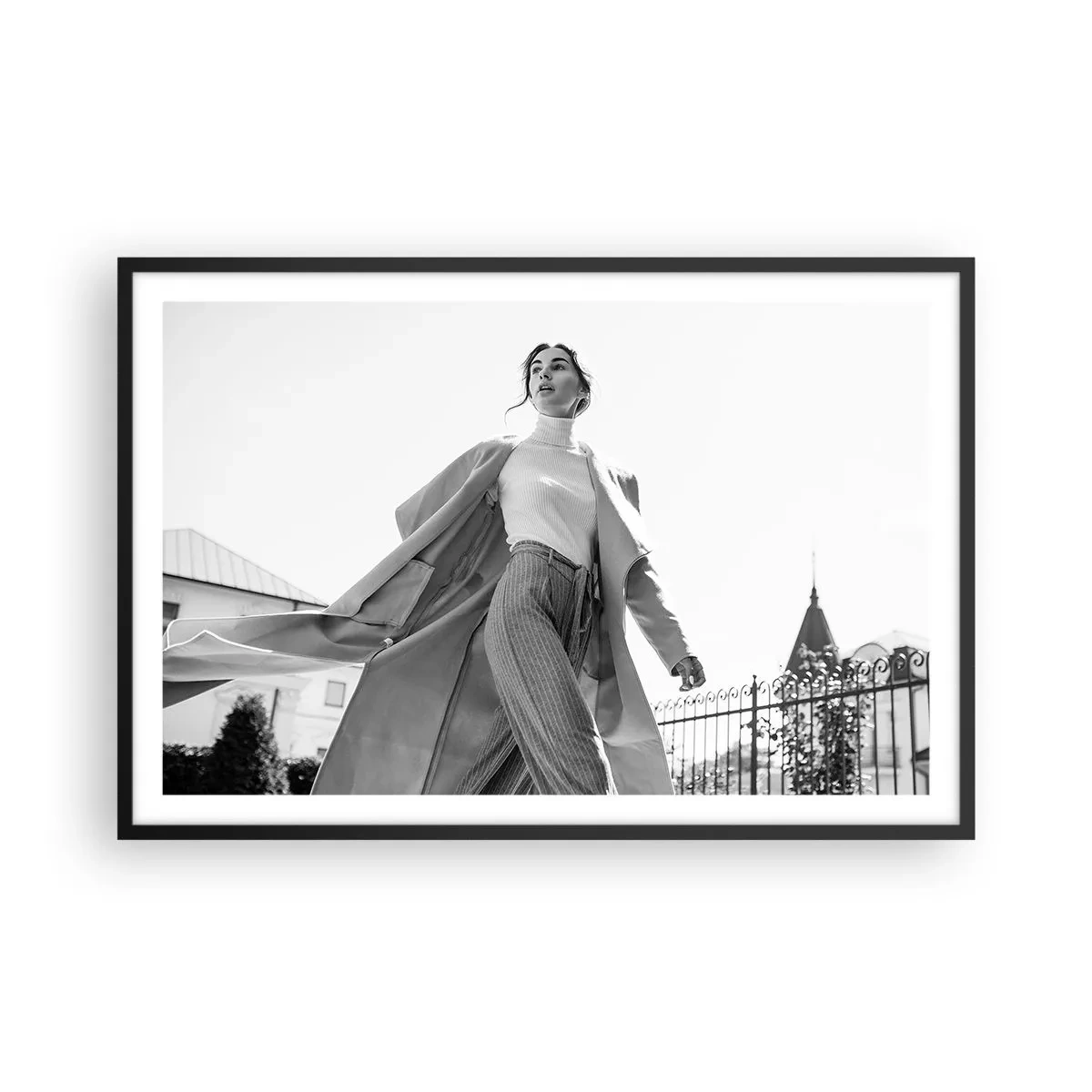 Plakat w czarnej ramie - Idziesz ze mną? - 91x61 cm