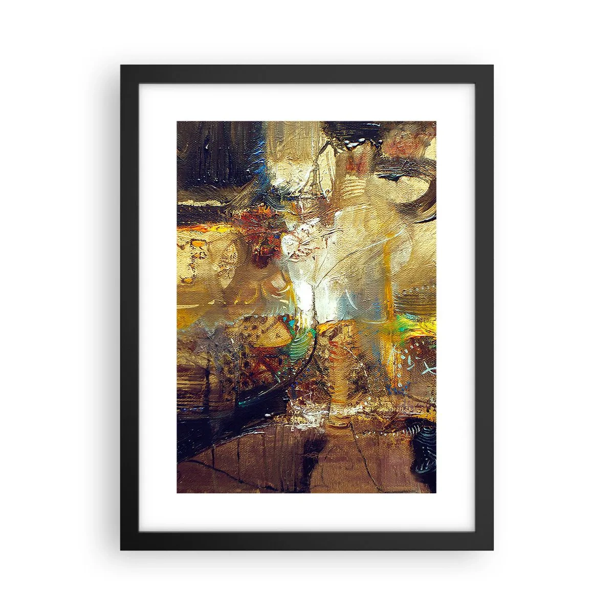 Plakat w czarnej ramie - Zimno, cieplej, gorąco - 30x40 cm