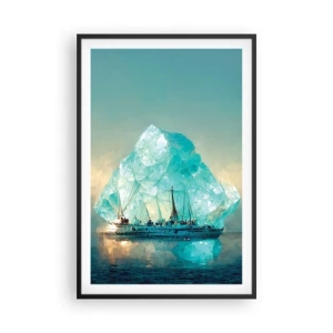 Plakat w czarnej ramie - Arktyczny brylant - 61x91 cm