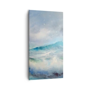 Obraz na płótnie - "Wicher z tryumfem zawył…' - 55x100 cm