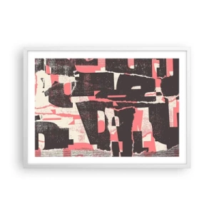 Plakat w białej ramie - Cały ten zgiełk - 70x50 cm