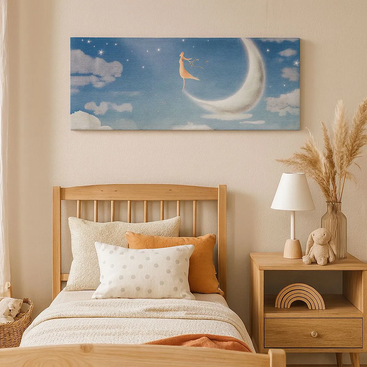 Obraz na płótnie - Zalotnica niebieska - 100x40 cm