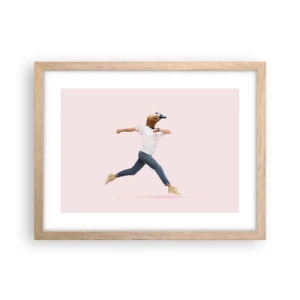 Plakat w ramie jasny dąb - Szczypta absurdu - 40x30 cm