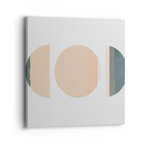 Obraz na płótnie - Koło za kołem - 40x40 cm