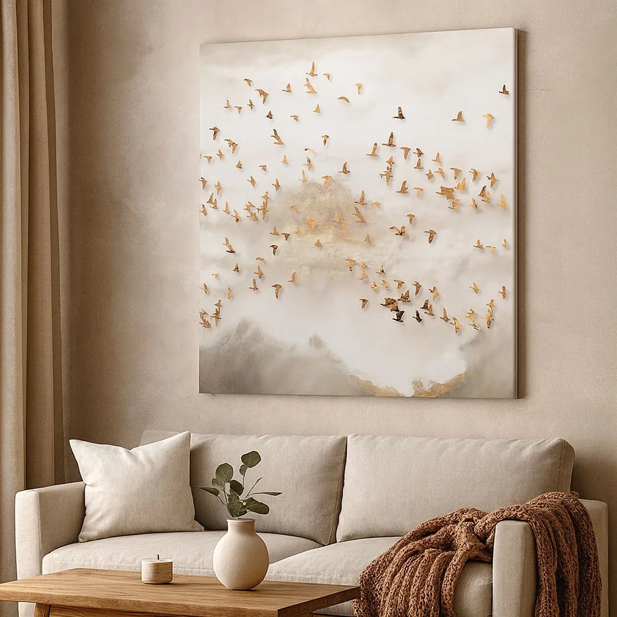 Obraz na płótnie - Już czas… - 30x30 cm