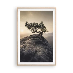 Plakat w ramie jasny dąb - Życie zawsze zwycięża - 61x91 cm