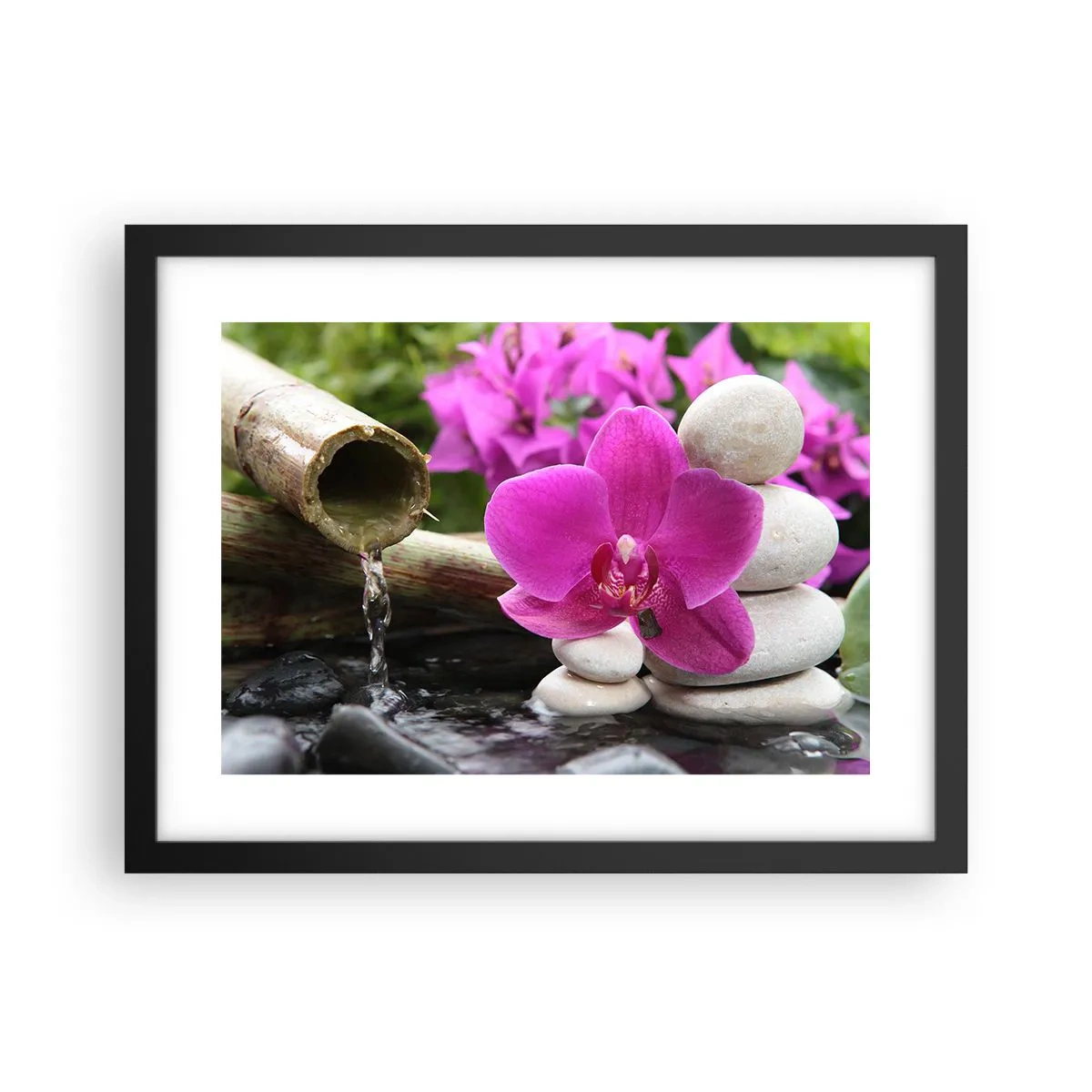 Plakat w czarnej ramie - Już odpoczywasz - 40x30 cm