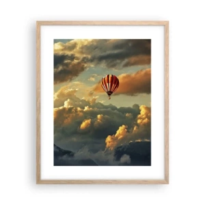 Plakat w ramie jasny dąb - Lecę, bo chcę - 40x50 cm