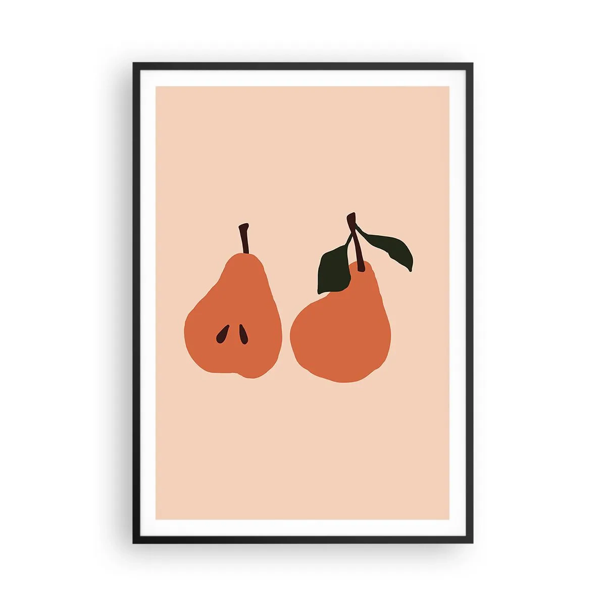 Plakat w czarnej ramie - Sama słodycz - 70x100 cm